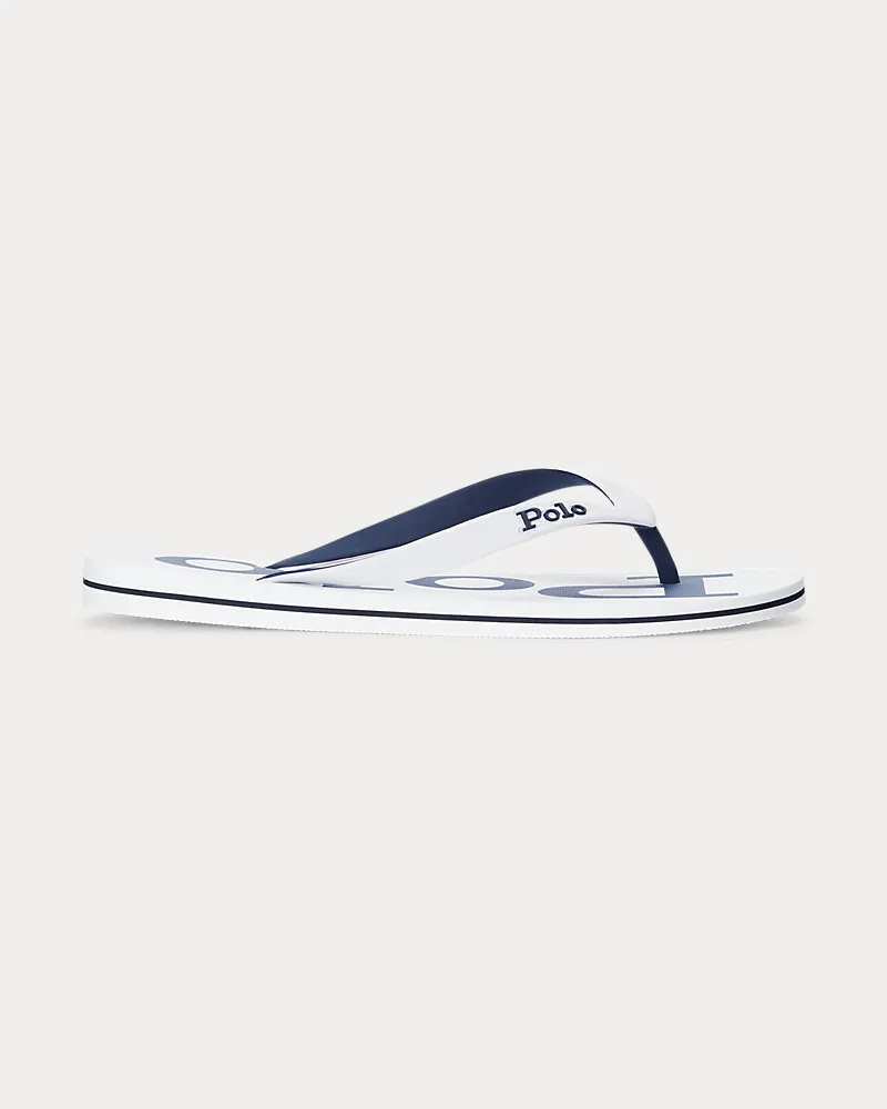 Ralph Lauren Flip-Flop Bolt mit Logo Multi