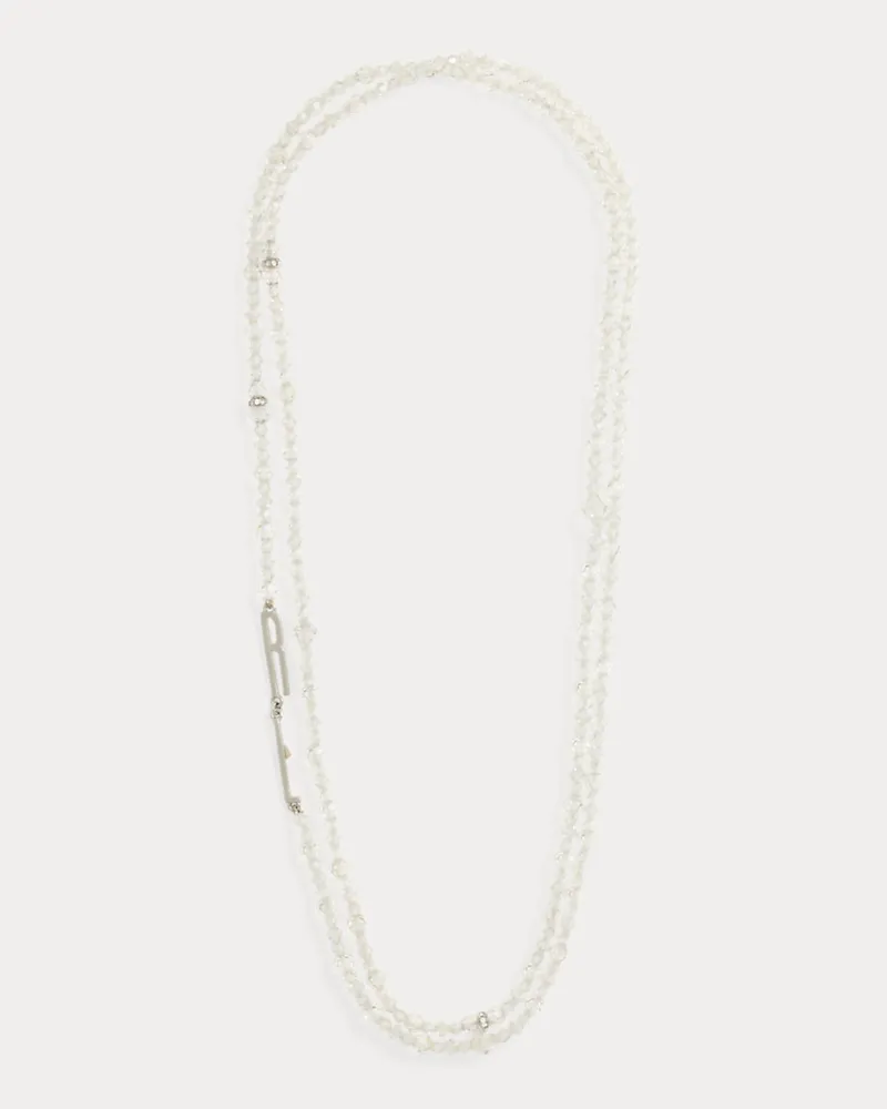 Ralph Lauren Mehrlagige RL-Perlenkette Grey