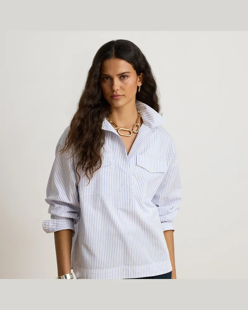 Ralph Lauren Hemd aus merzerisiertem Baumwollstoff Multi