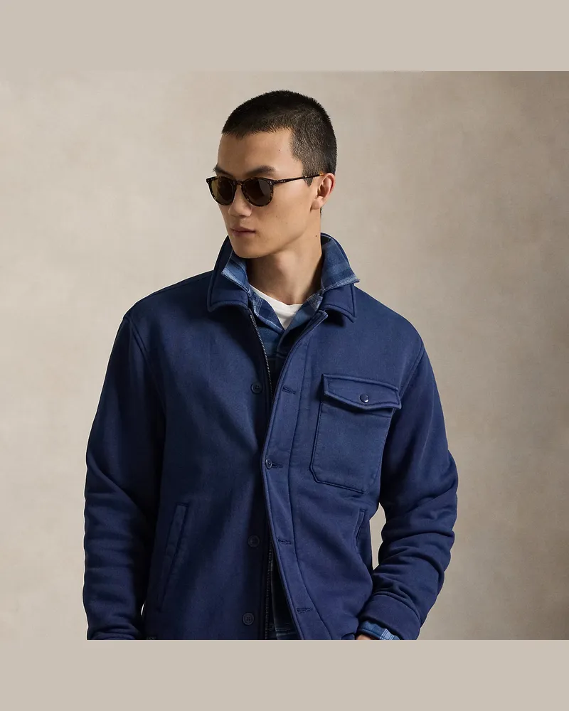 Ralph Lauren Bootsjacke aus Fleece Blue