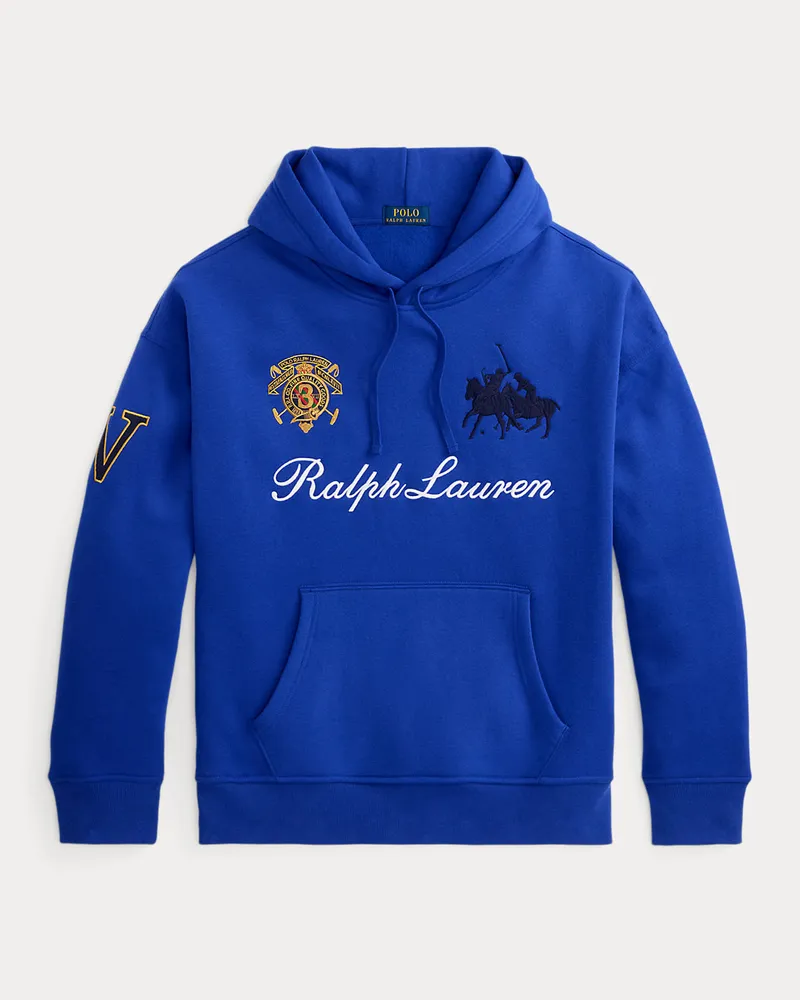 Ralph Lauren Relaxed-Fit Kapuzenpullover aus Fleece Blue