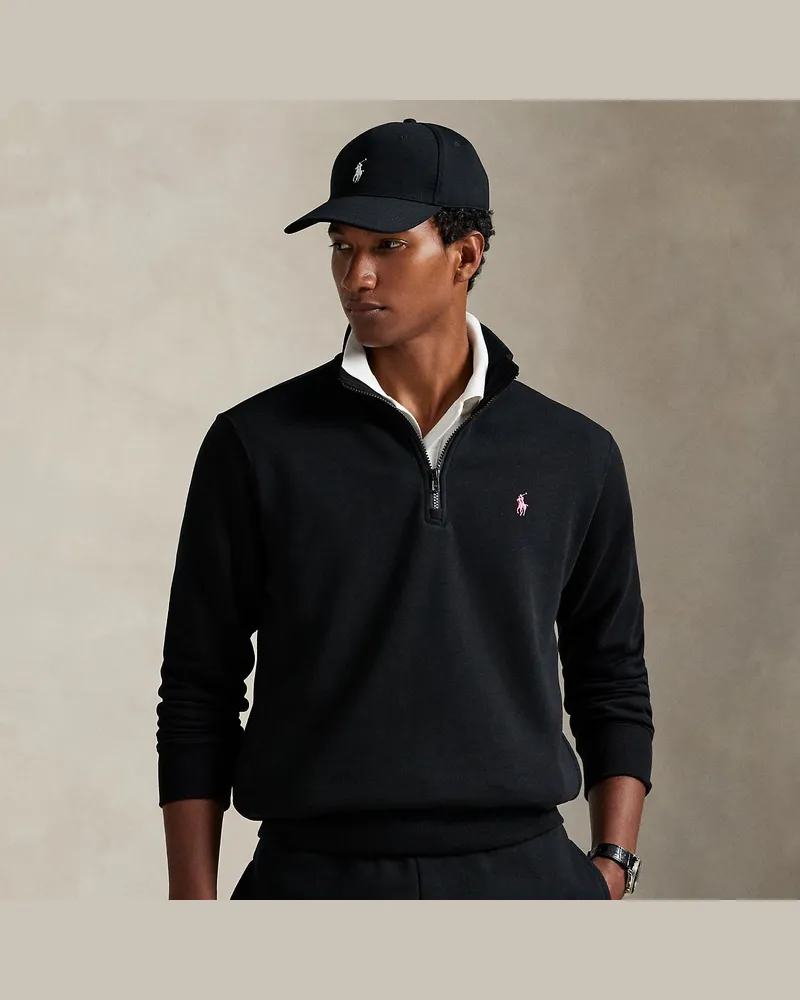 Ralph Lauren Relaxed-Fit Fleece-Sweatshirt Pink Pony Black