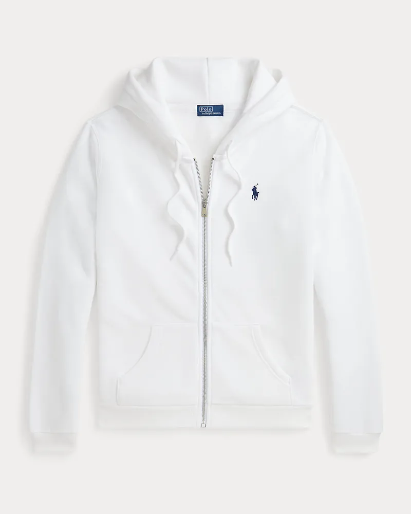 Ralph Lauren Kapuzenjacke aus Fleece White
