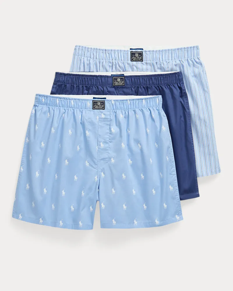 Ralph Lauren 3er-Pack Boxershorts aus Baumwolle Multi