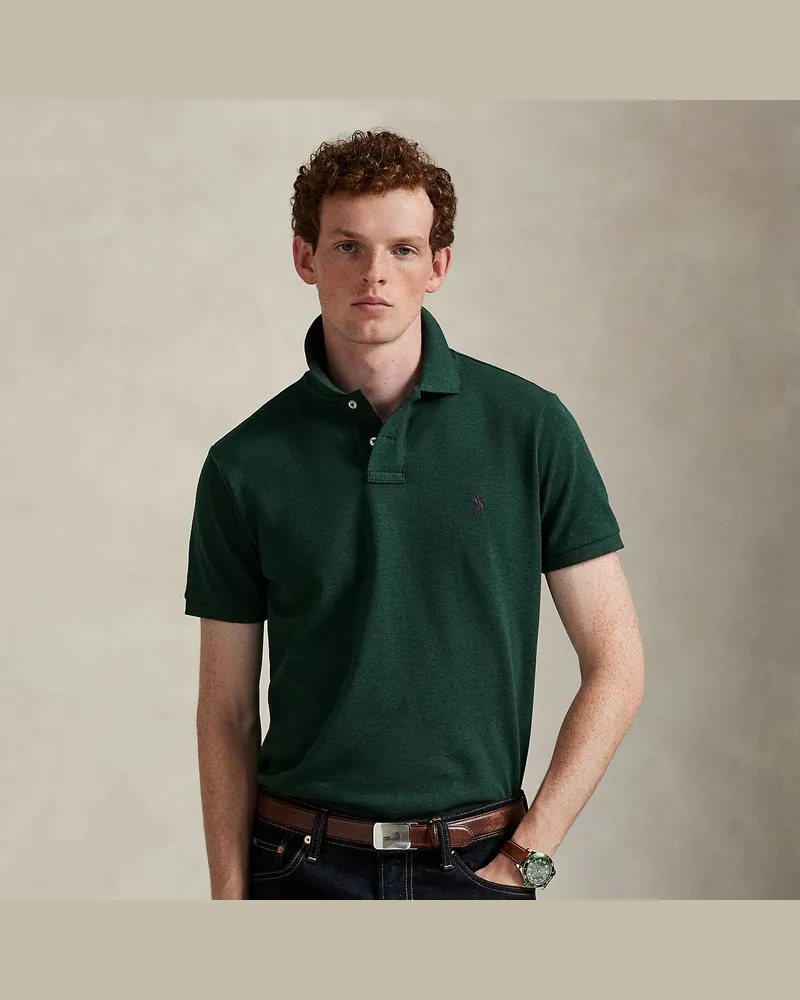 Ralph Lauren Slim-Fit Poloshirt aus Piqué Green