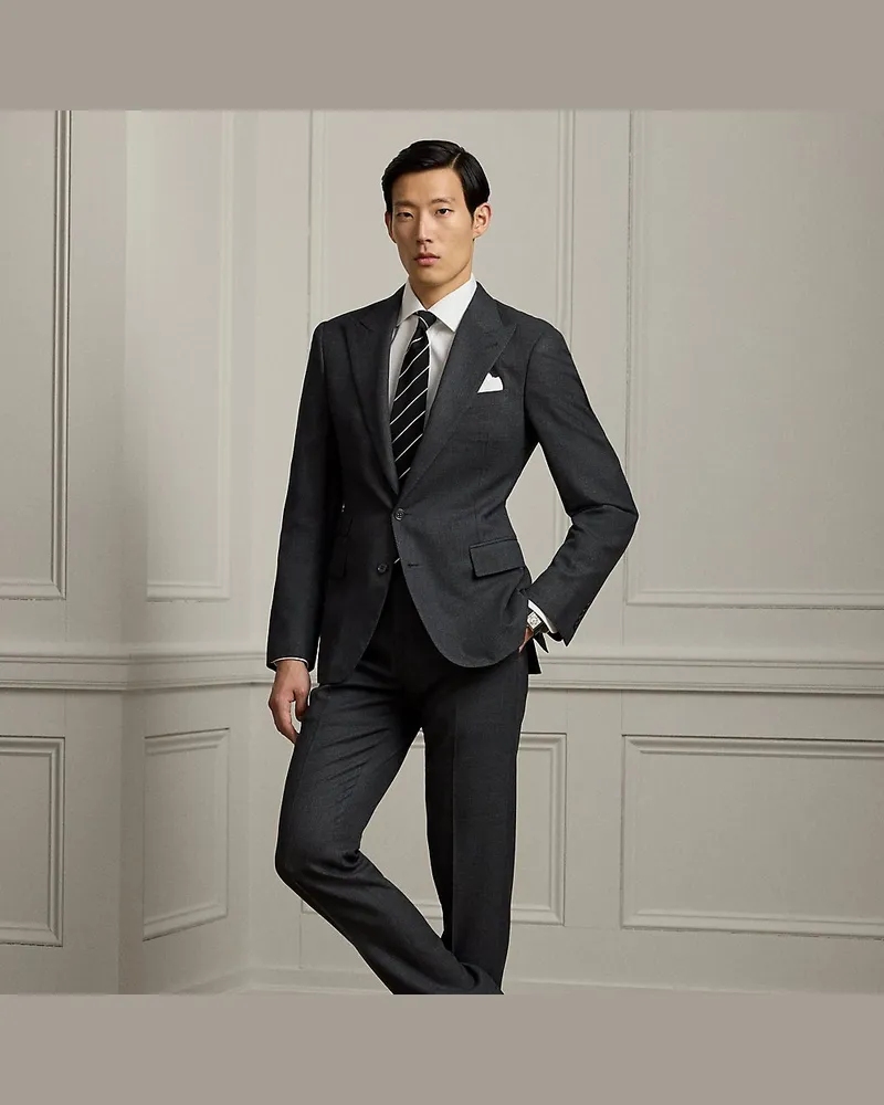 Ralph Lauren Handgeschneiderter Anzug Gregory Grey