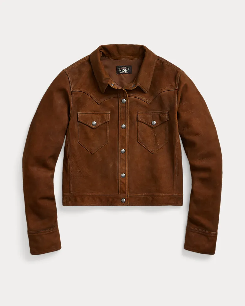 Ralph Lauren Jacke aus Schafleder Brown