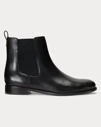 Ralph Lauren Stiefelette Brylee aus poliertem Leder Black