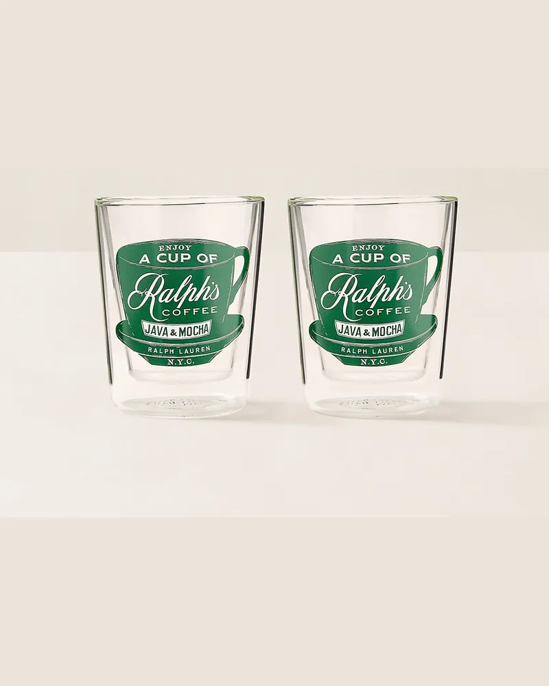 Ralph Lauren Home Milchkaffeetassen-Set  Ralph Lauren's Coffee White