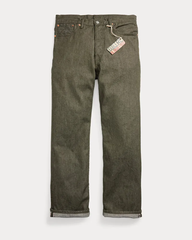 Ralph Lauren 5-Pocket-Vintage-Jeans in Olivgrün Green