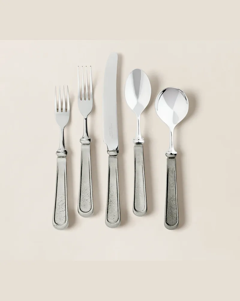 Ralph Lauren Home 5-teiliges Besteckset Torrington Silver