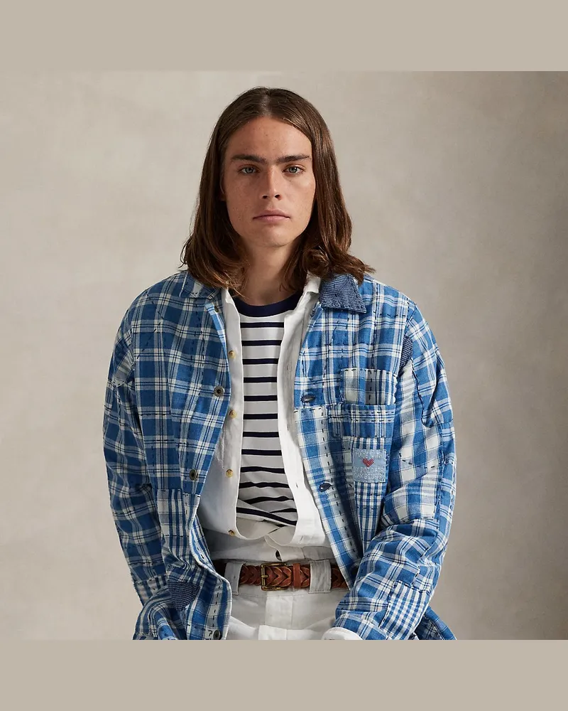 Ralph Lauren Die Patchwork-Hemdjacke Oak Bluffs Multi