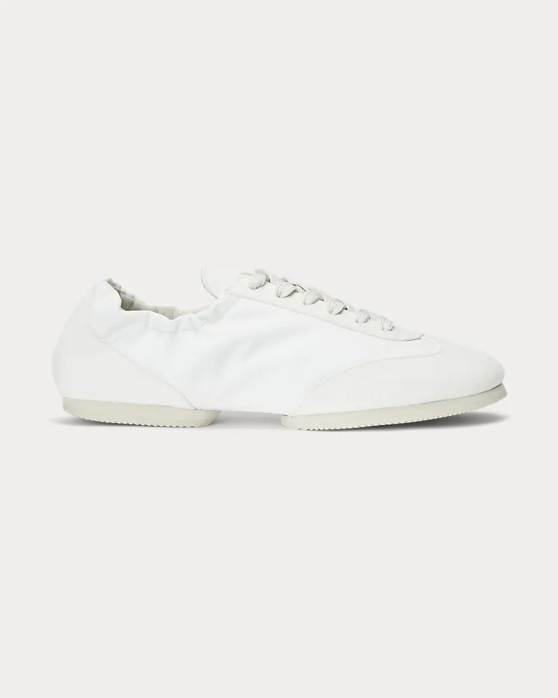 Ralph Lauren Der Ballerina-Sneaker mit Pony White