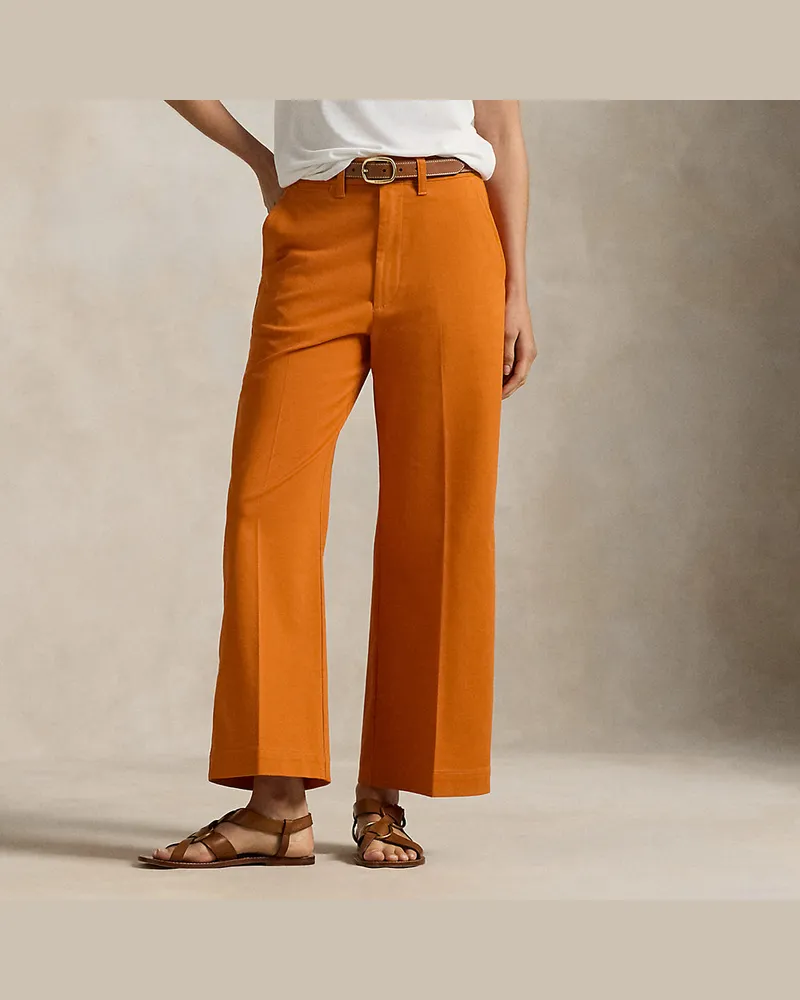 Ralph Lauren Chinohose mit ausgestelltem Bein Orange