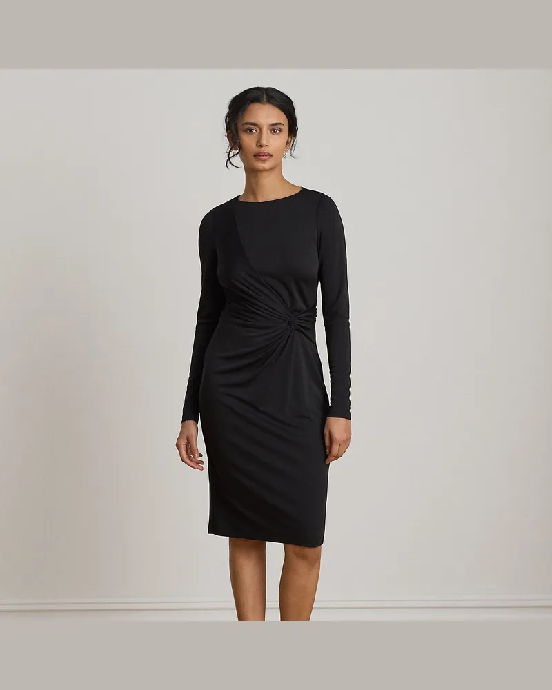 Ralph Lauren Jerseykleid mit Twist-Detail Black