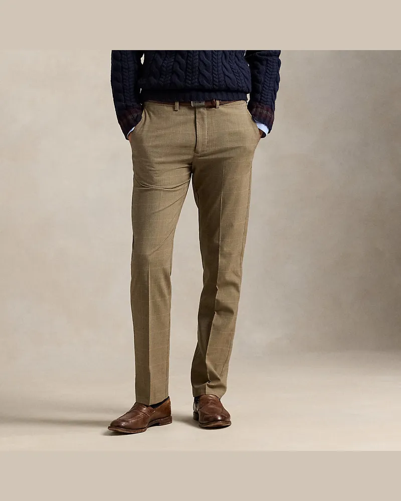 Ralph Lauren Straight-Fit Stretchhose Manhasset Brown