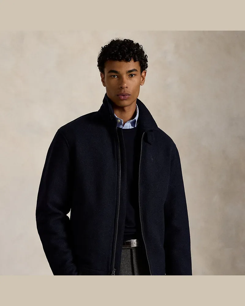 Ralph Lauren Die Jacke Langdon aus Wolle Blue