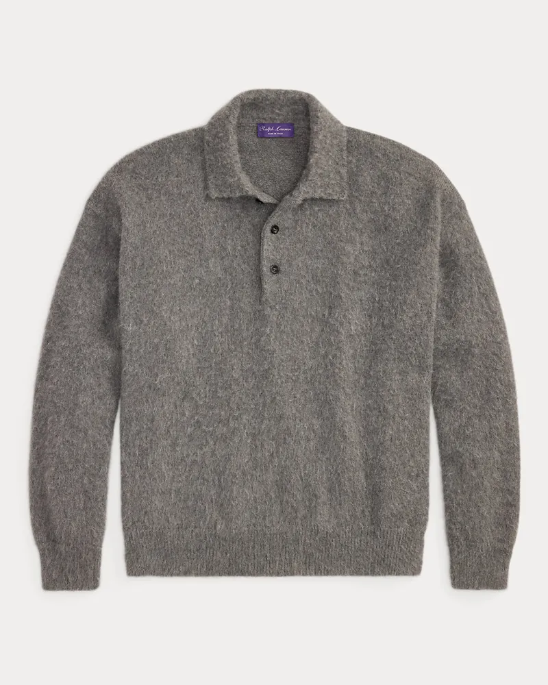 Ralph Lauren Relaxed-Fit Kaschmir-Woll-Pullover Grey