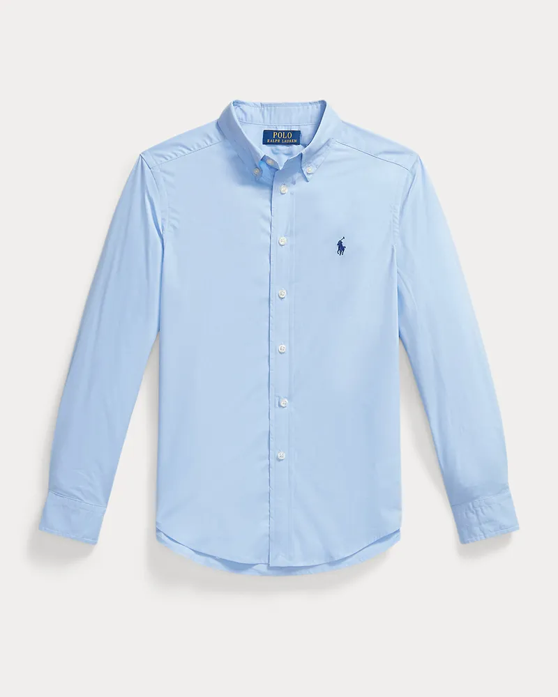 Ralph Lauren Hemd aus Baumwollpopeline Blue