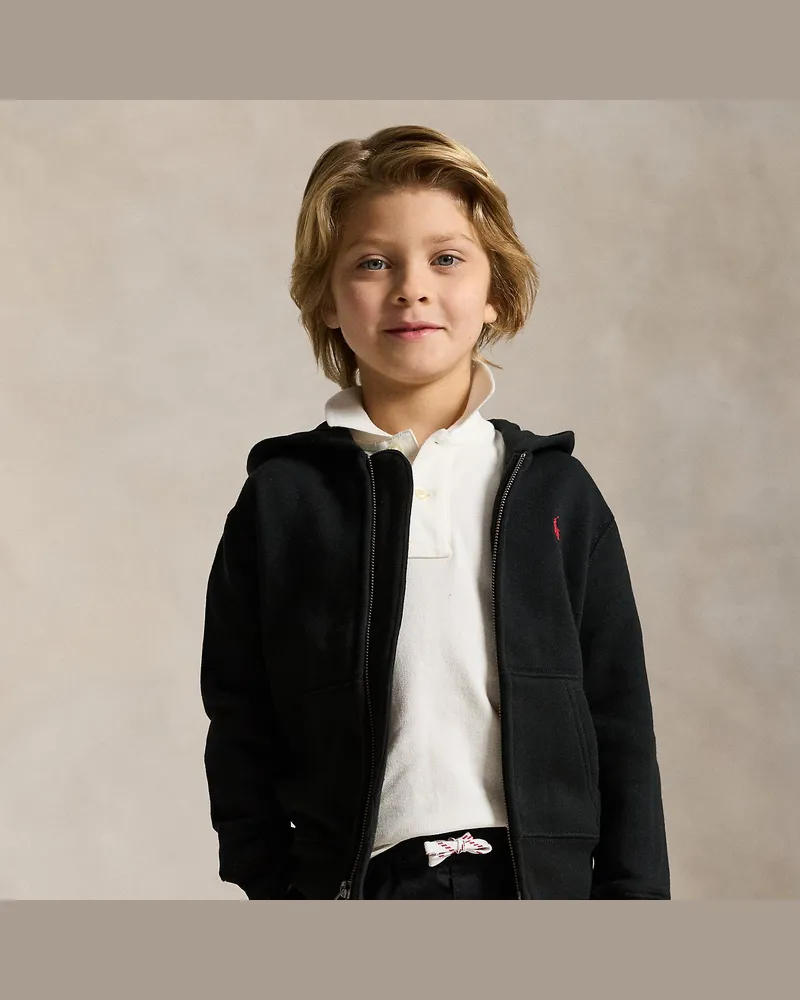 Ralph Lauren Fleece-Kapuzenjacke Black