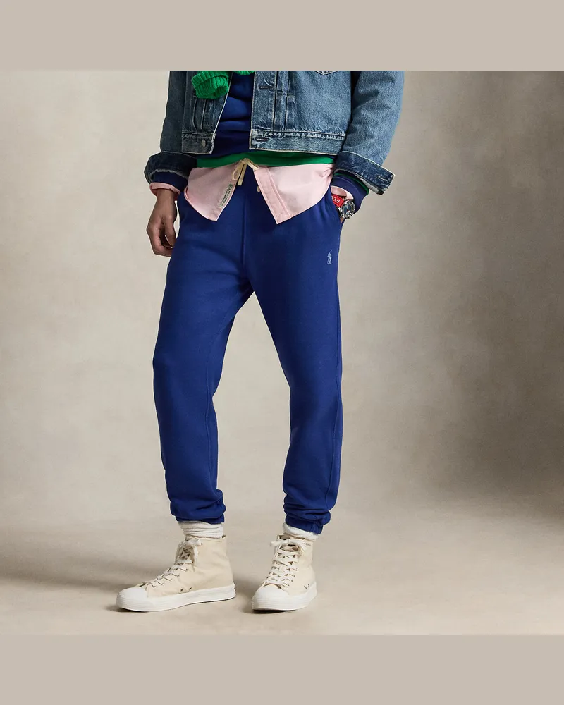 Ralph Lauren Die Jogginghose RL aus Fleece Blue