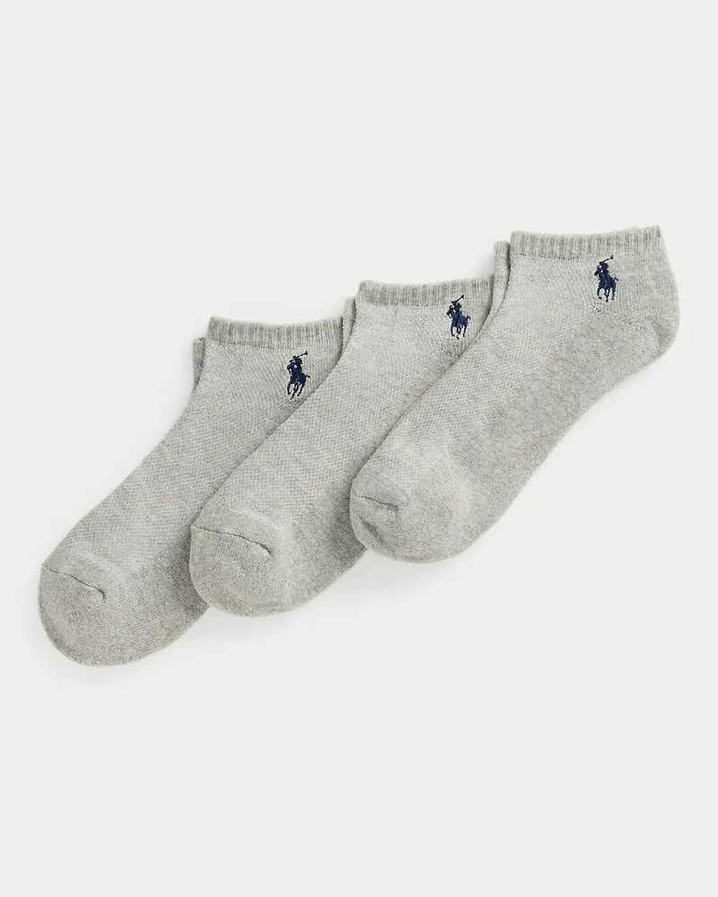 Ralph Lauren 3er-Pack Sport-Kurzsocken Grey