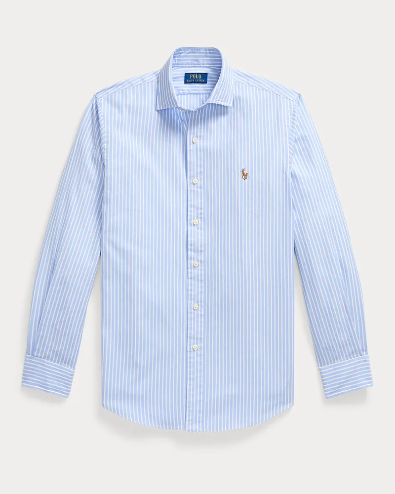 Ralph Lauren Custom-Fit Oxfordhemd mit Streifen Blue