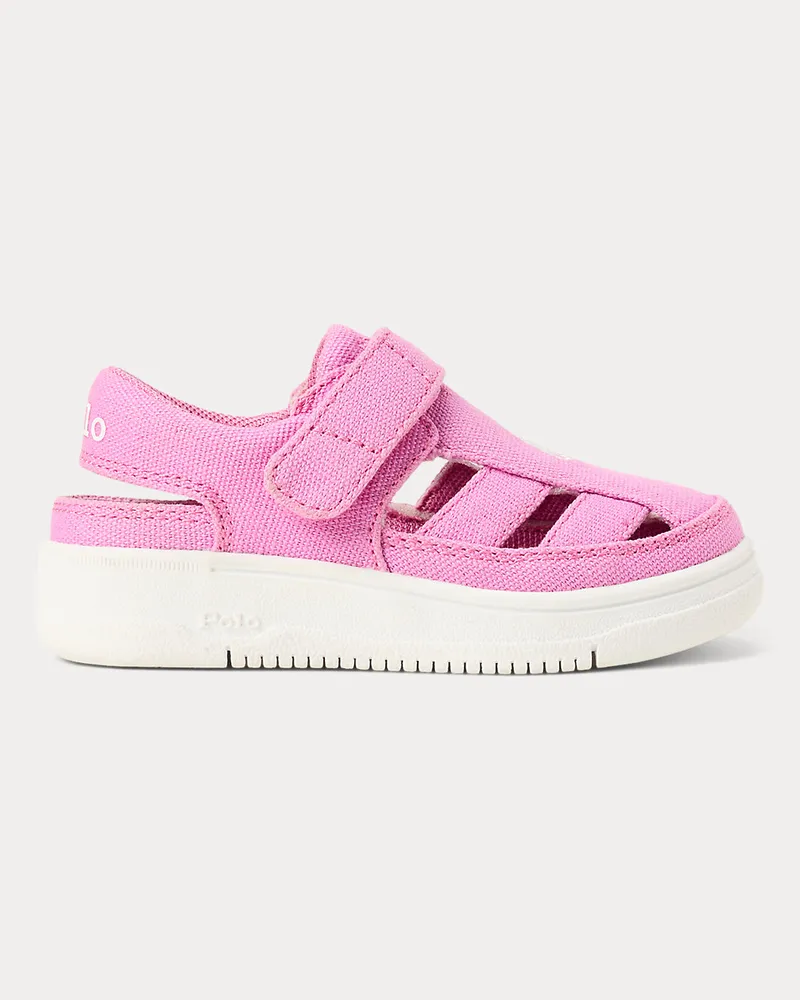 Ralph Lauren PS-Sneaker Masters Court aus Segeltuch Pink