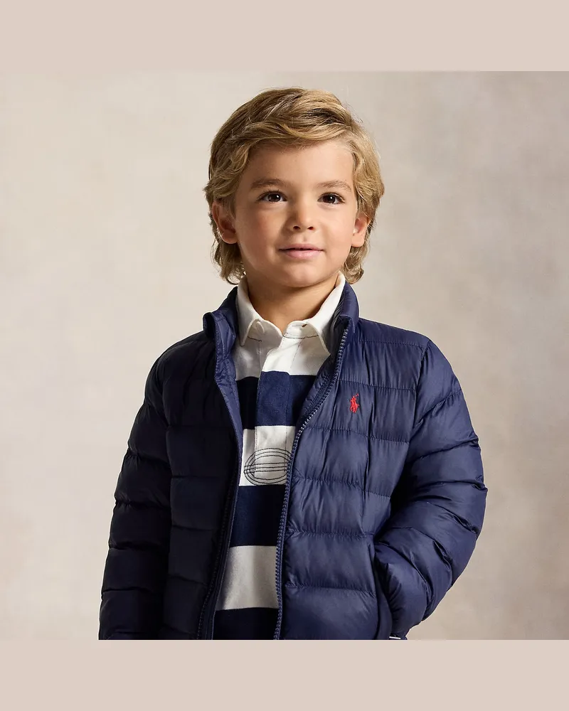 Ralph Lauren Die verstaubare Steppjacke Colden Blue