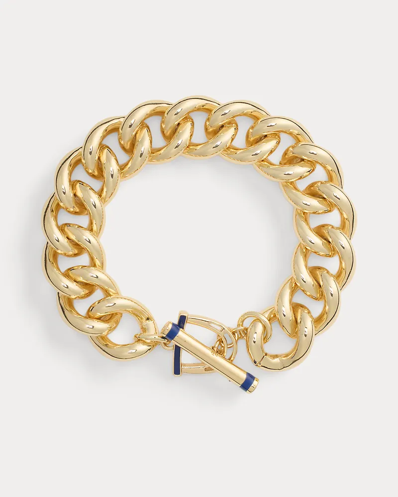 Ralph Lauren Vergoldetes Armband mit Steigbügelakzent Gold