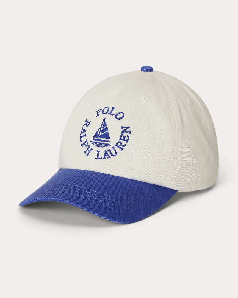 Ralph Lauren Baseballkappe aus Baumwollchino mit Logo Multi