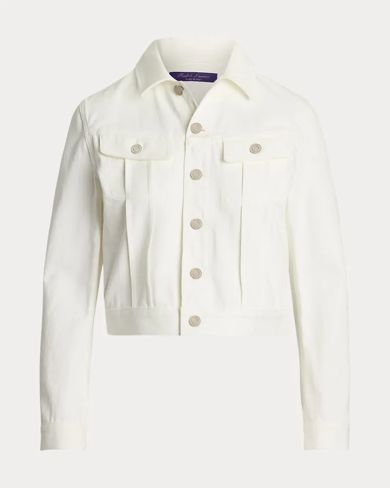 Ralph Lauren Truckerjacke Rigby aus Denim White