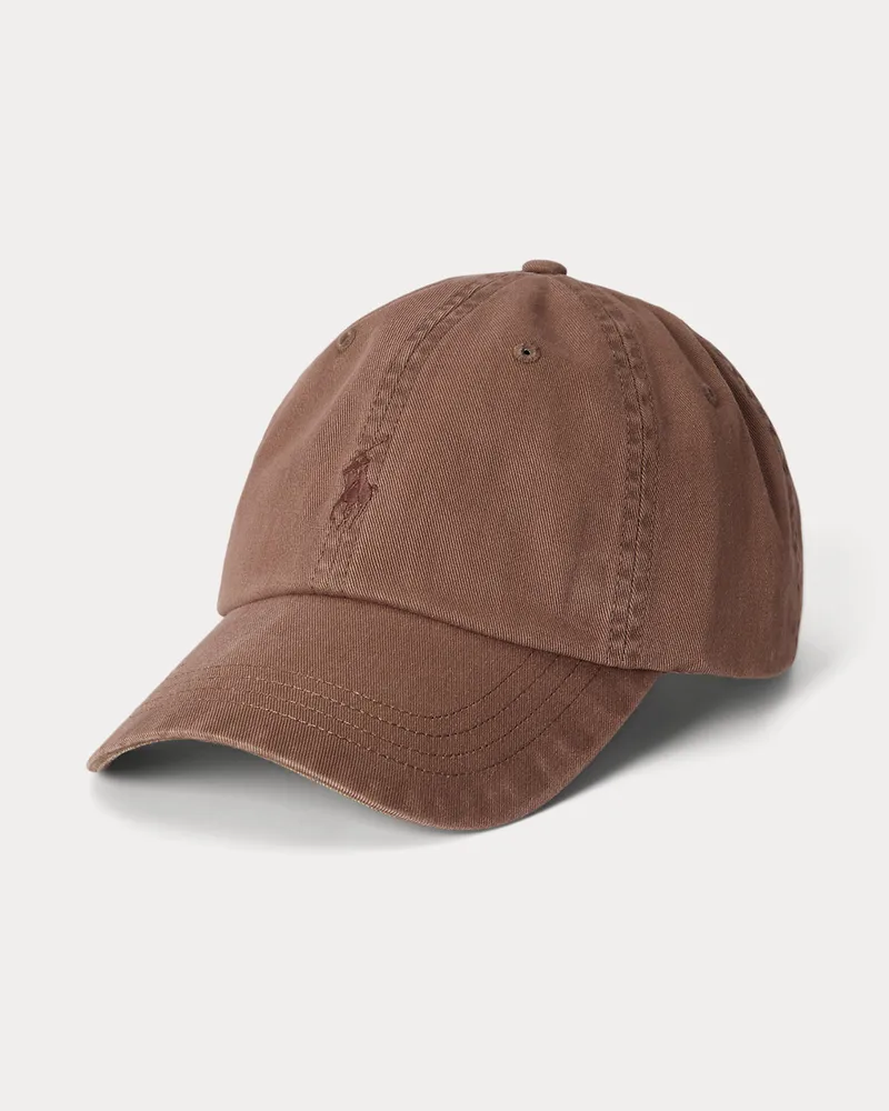 Ralph Lauren Baseballkappe aus Twill Brown