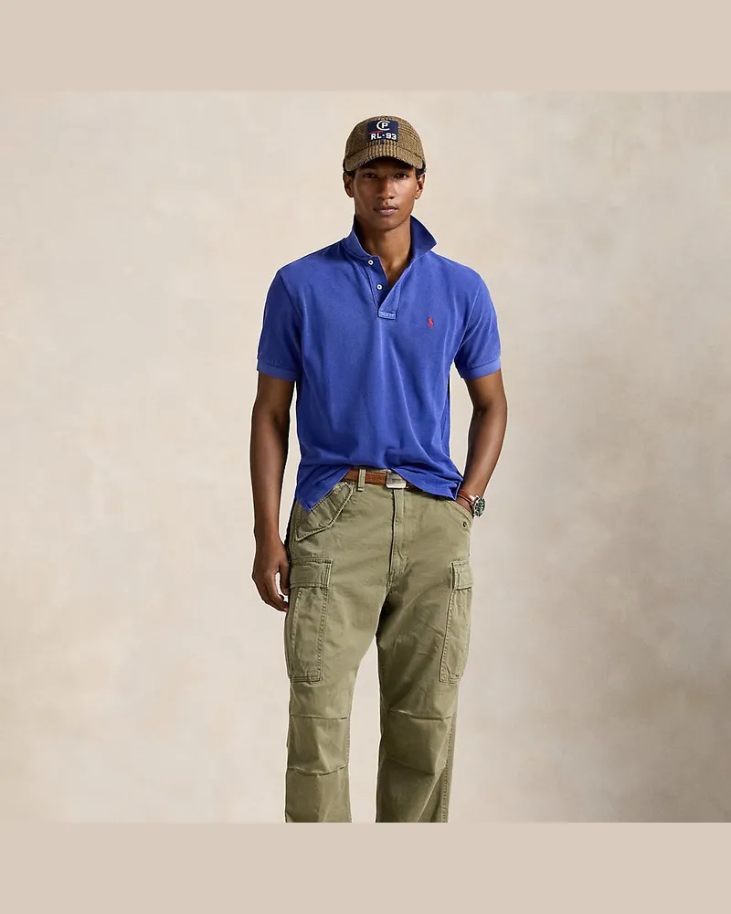 Ralph Lauren Original-Fit Piqué-Poloshirt Blue