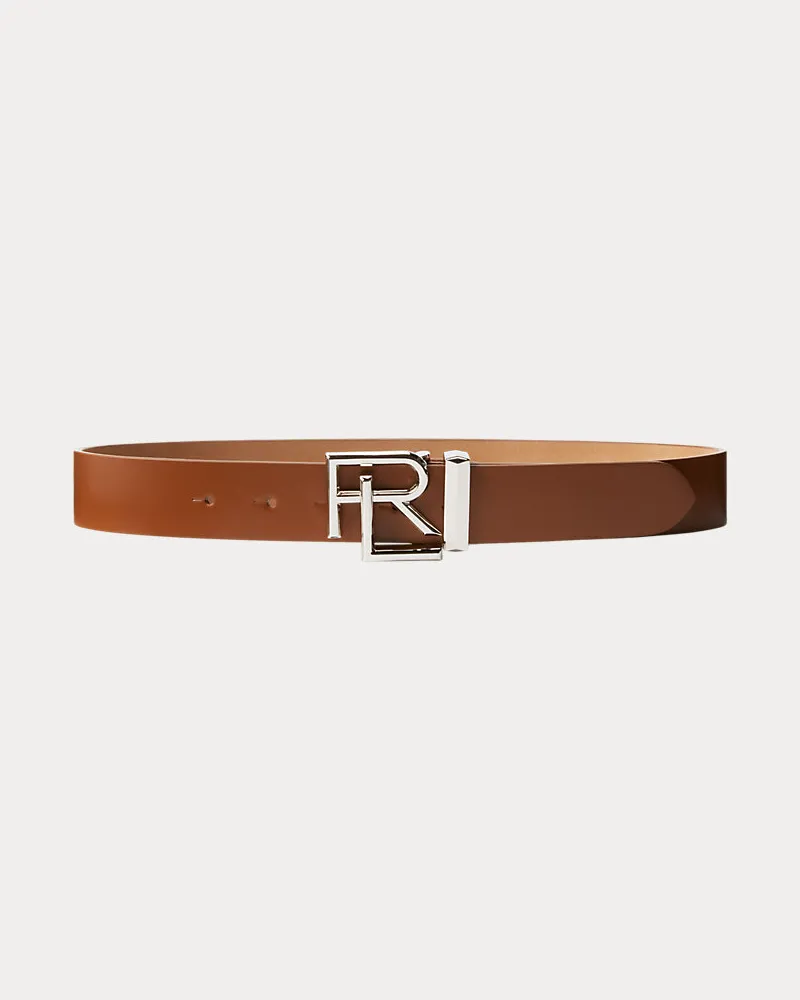 Ralph Lauren Gürtel RL aus Boxleder Gold