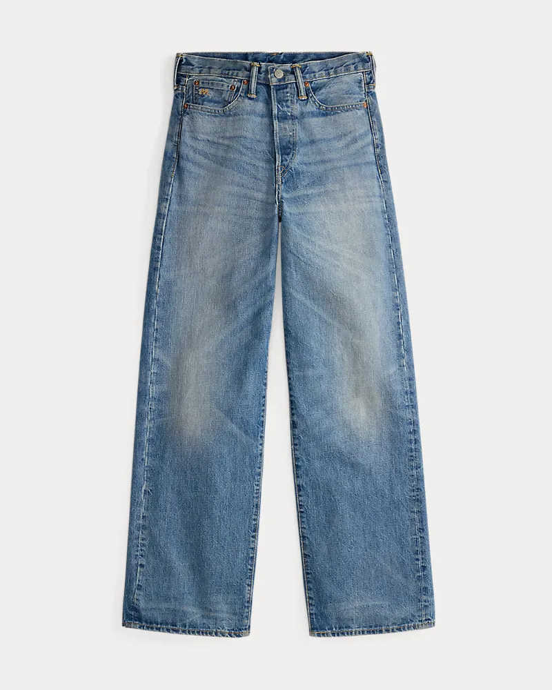 Ralph Lauren Vintage-Wide-Fit Jeans Cluney Blue