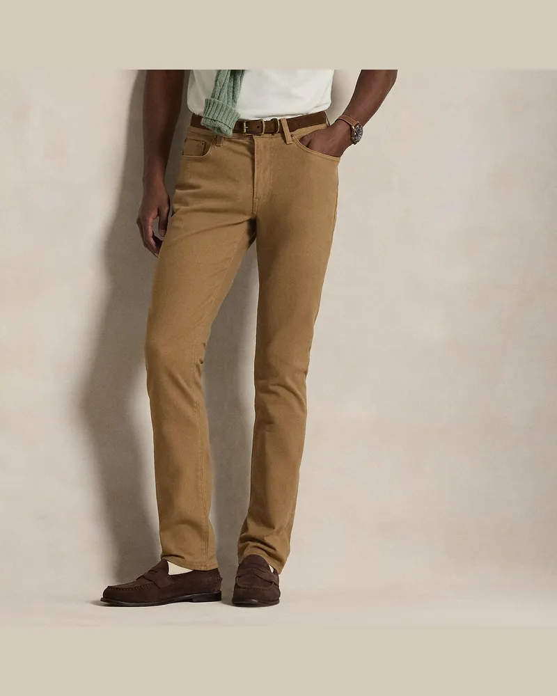 Ralph Lauren Slim-Straight-Fit Stretchhose Varick Tan