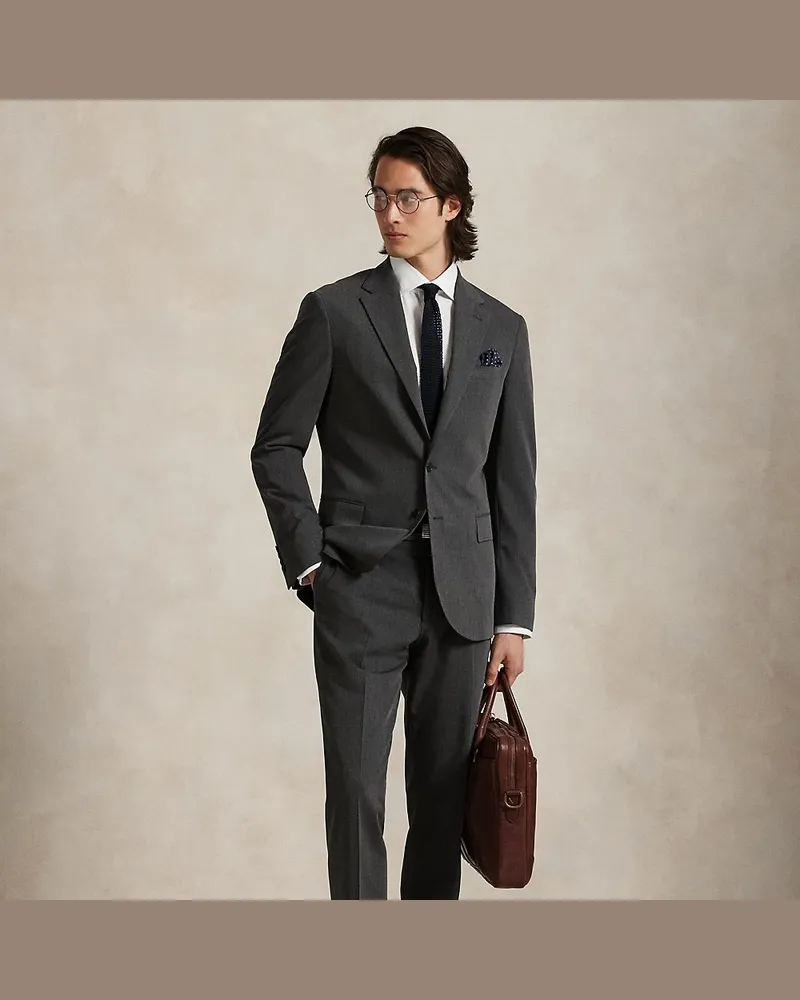 Ralph Lauren Funktions-Anzughose aus Stretchtwill Grey