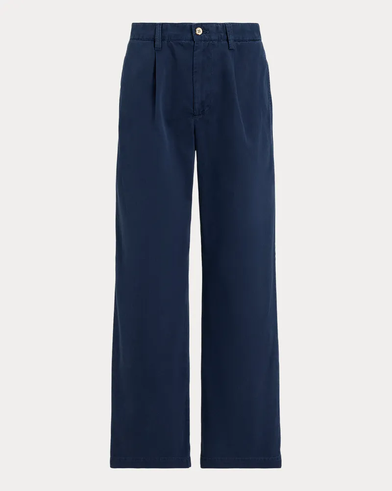 Ralph Lauren Relaxed-Fit-Bundfaltenhose mit Baumwolle Blue