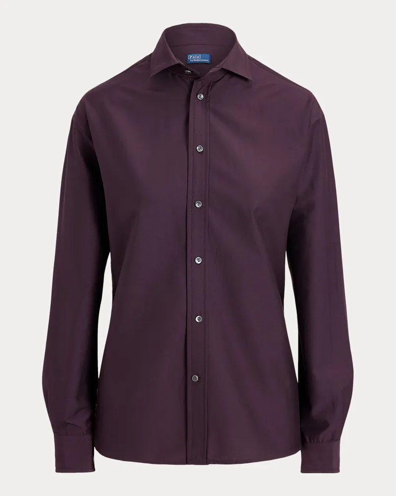 Ralph Lauren Relaxed-Fit Hemd aus Baumwolle und Seide Red