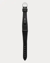 Ralph Lauren Small-Stirrup-Armband aus Kalbsleder Black