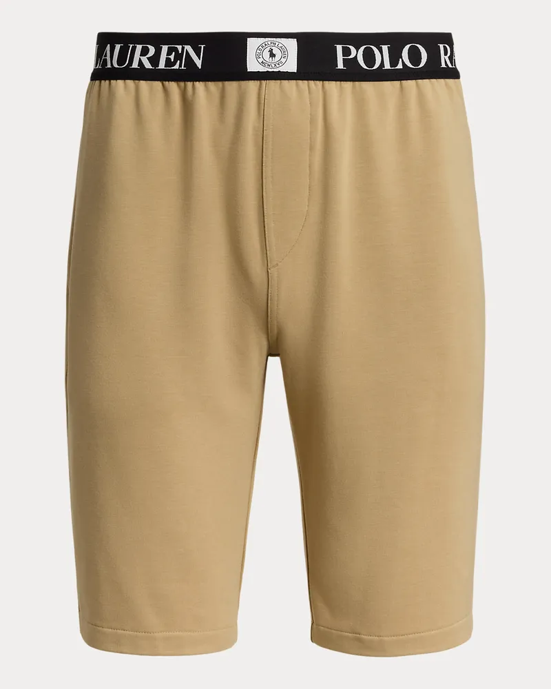 Ralph Lauren Slim-Fit Schlafshorts aus French-Terry Tan