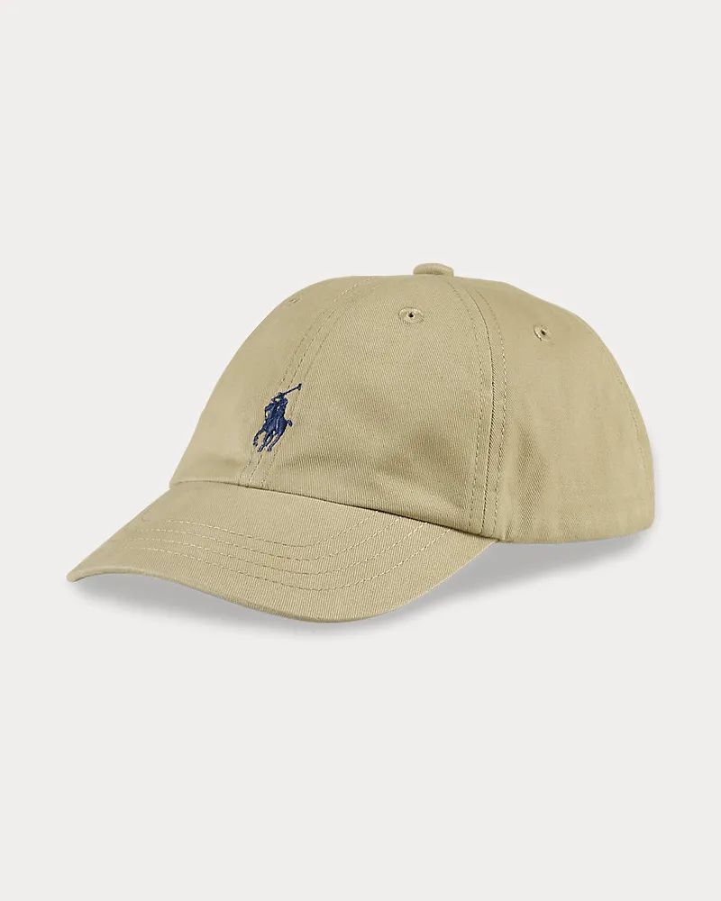 Ralph Lauren Baseballkappe aus Baumwollchino Tan