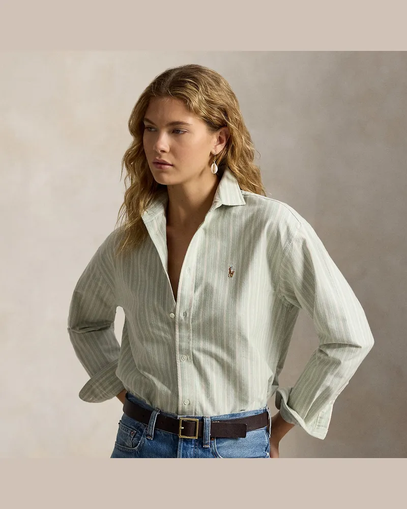 Ralph Lauren Relaxed-Fit Hemd aus Baumwolloxford Green