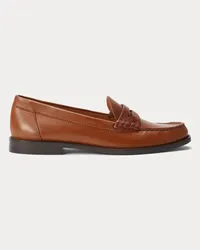 Ralph Lauren Pennyloafer aus Kalbsleder Tan