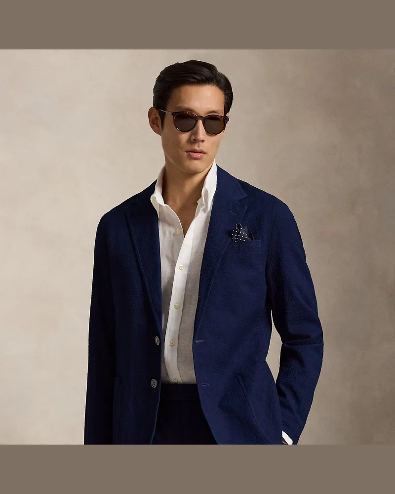 Ralph Lauren Slim-Fit Leinenhemd White