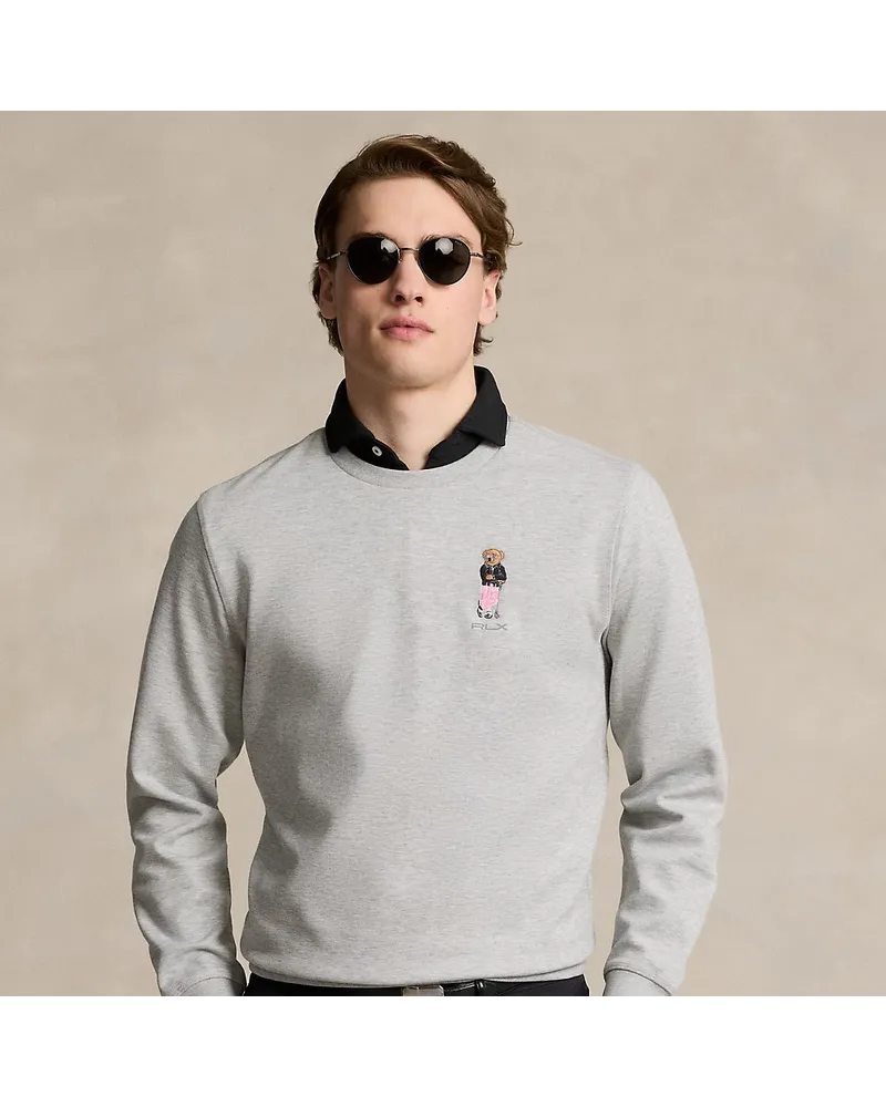 Ralph Lauren Doppellagiges Sweatshirt mit Polo Bear Grey