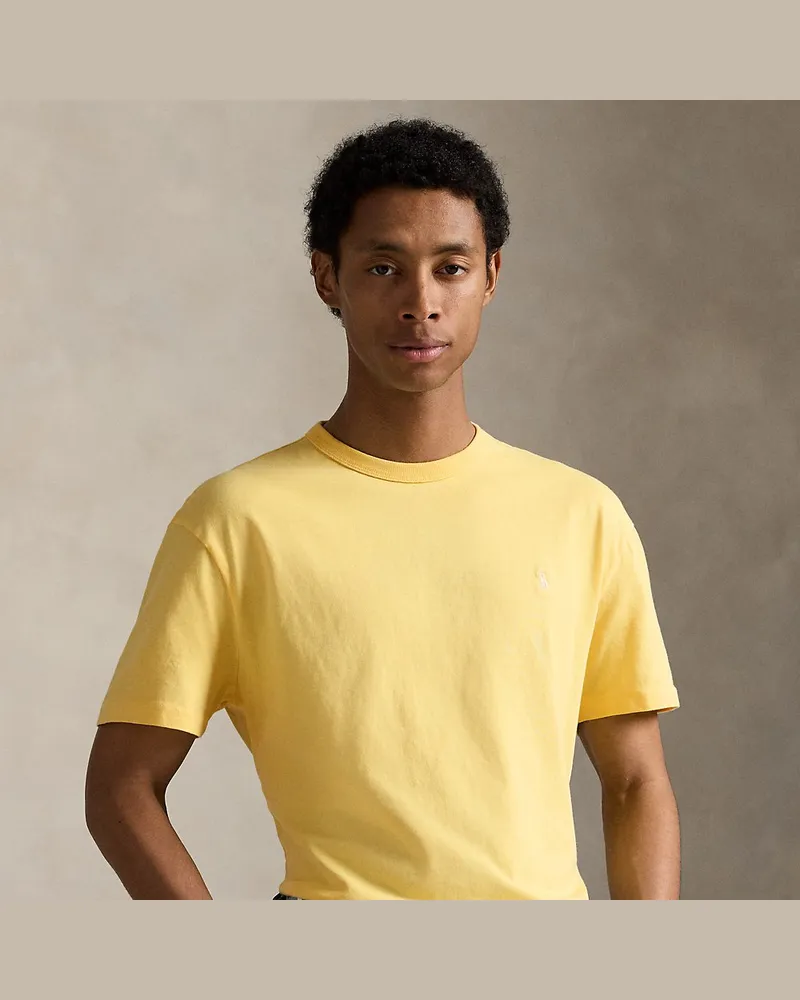 Ralph Lauren Classic-Fit Rundhals-T-Shirt aus Jersey Yellow