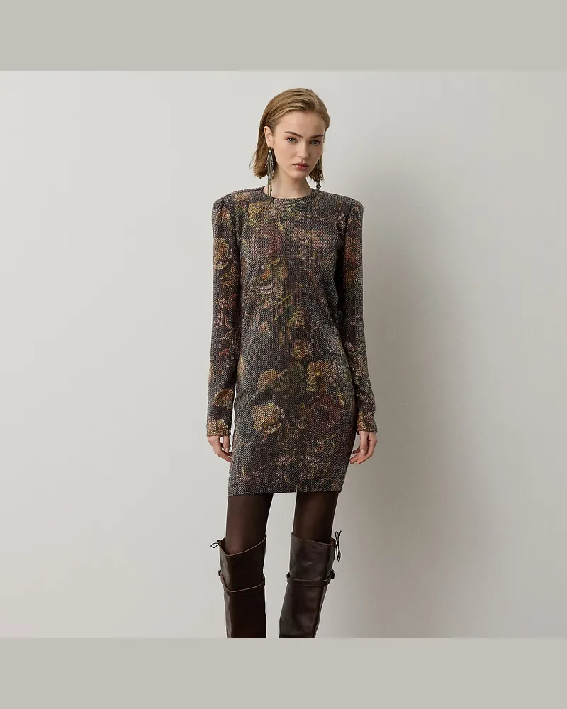 Ralph Lauren Verziertes Cocktailkleid Keney Brown
