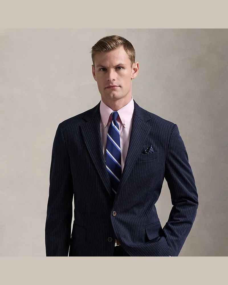 Ralph Lauren Modern-Fit Polo-Performance-Twilljacke Blue